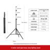 4M Thickened Spring Photography Lamp Tripod: Portable Studio Stand for Fill Light and Photo Support.