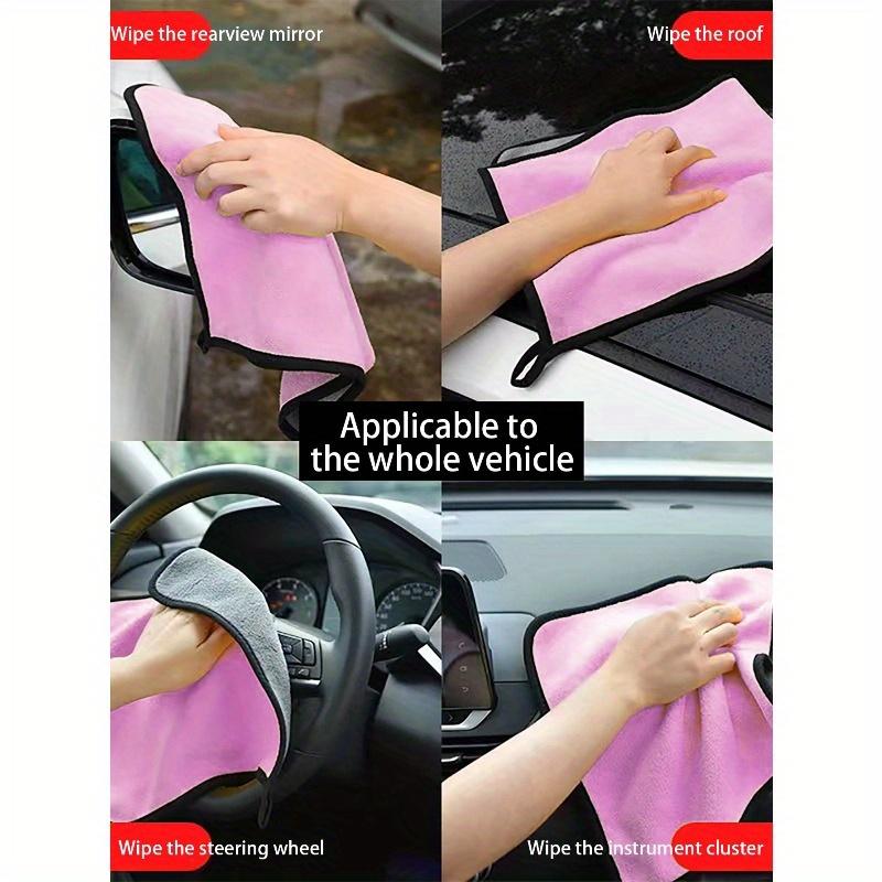 1pc Two Tone Car Cleaning Rag