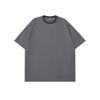 Men's Summer Round Neck Short Sleeve T-Shirt Fashion Trend Casual Loose Tops Soft Breathable Basic Tee for Daily Streetwear