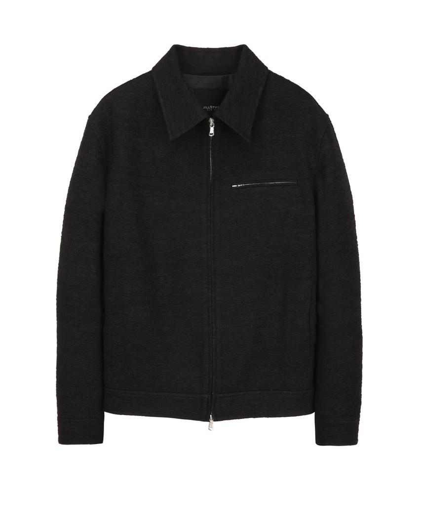 JILLSTUART NEWYORK MEN [Cangioli] Wool Tweed Jumper - Black (Jnju6C106Bk)