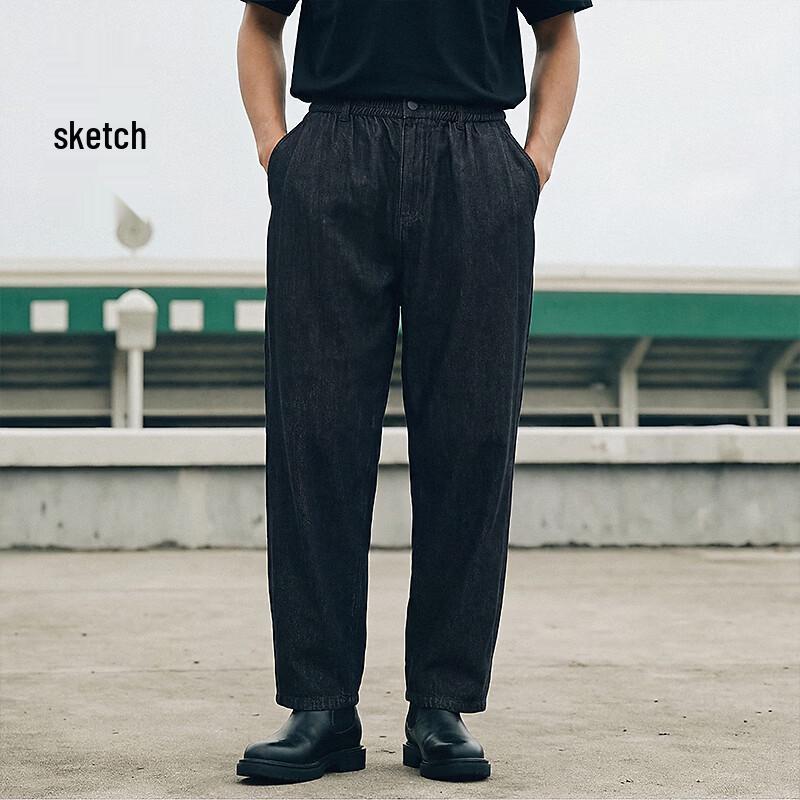 

CROQUIS Men s 2026 Spring Tapered Denim Jeans M