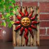 Vintage Sun Metal Tin Sign Retro Wall Art Decor for Home Bar Garage