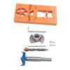 Hinge Jig Kit Concealed Adjustable Cabinet Door Metal Drill Guide 35mm for Woodworking