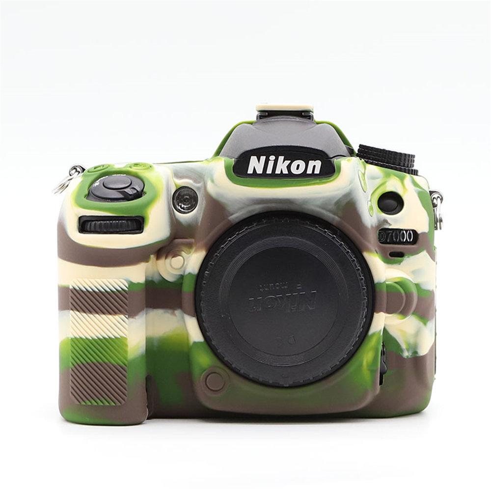 Soft Silicone Armor Camera Body Case For Nikon D7000 Protective Rubber Cover
