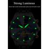 POEDAGAR Original Luxus Herrenuhr Wasserdicht Leuchtend Chronograph Armbanduhr Edelstahl Quarzuhren für Mann Reloj