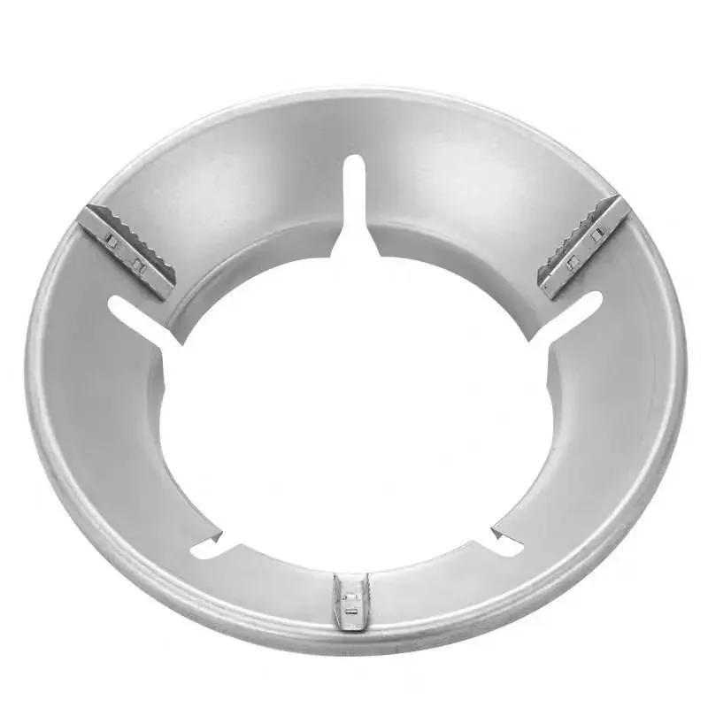 Feuerfester Windschutz Spart Gas Abdeckung Winddichter Ring Rutschfeste Halterung Verdicken Gasherd Energiesparring