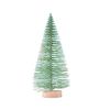 Mini Kunstig Snødekt Juletre Furu Modell Terrarier Mikrolandskap Dekorasjon