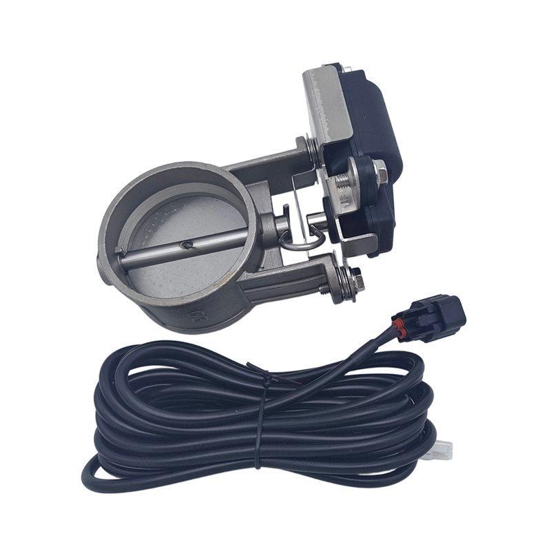 Auto-Auspuffrohr Elektronisches Ventil-Kit Universelles 76MM Knopf-Controller-Kit Controller-Schalter