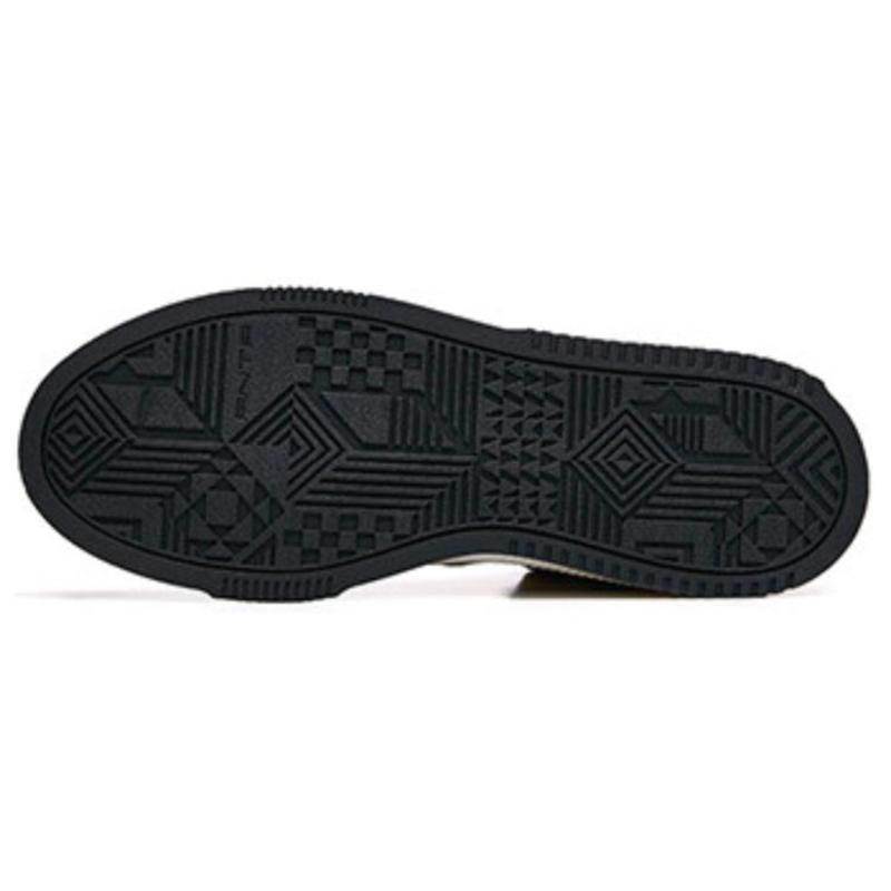 Anta Anti Slip Wear Resistant High Top Skateboard Shoes Men's Brown Gray Sneakers 912238011-8