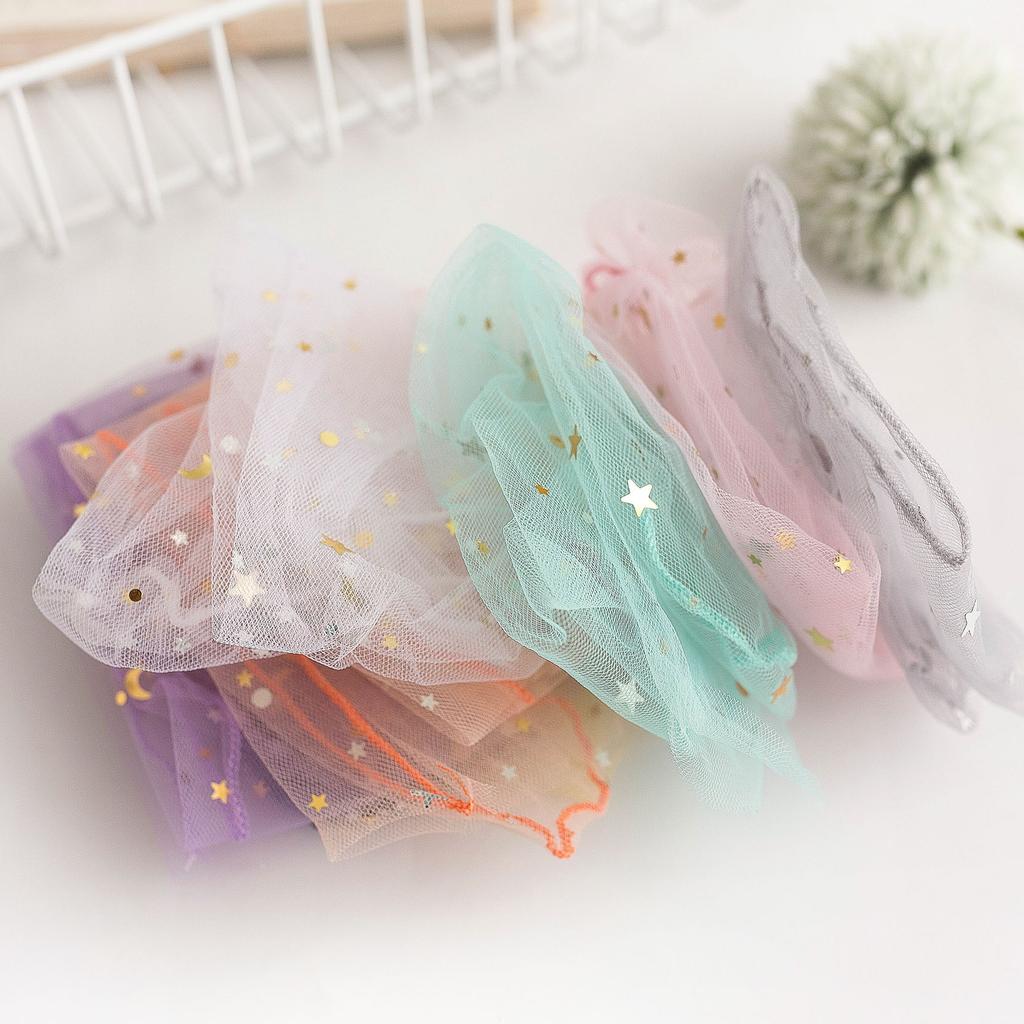 See Through Transparent Women Socks Colorful Star Summer Ultra-thin Nylon Loose Long Socks Women Sweet Girls Mesh Lace Socks Sox