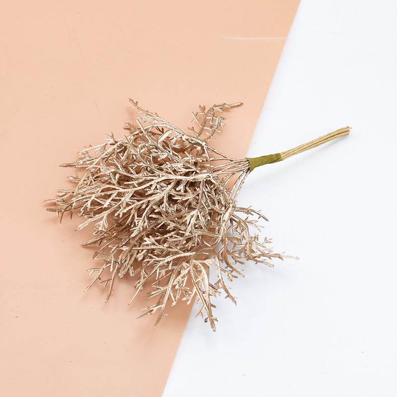10 Stück Künstliche Pflanzen Günstig Weihnachten Scrapbooking DIY Geschenke Vase für Heimdeko Hochzeit Brosche Braut Accessoires Ausverkauf