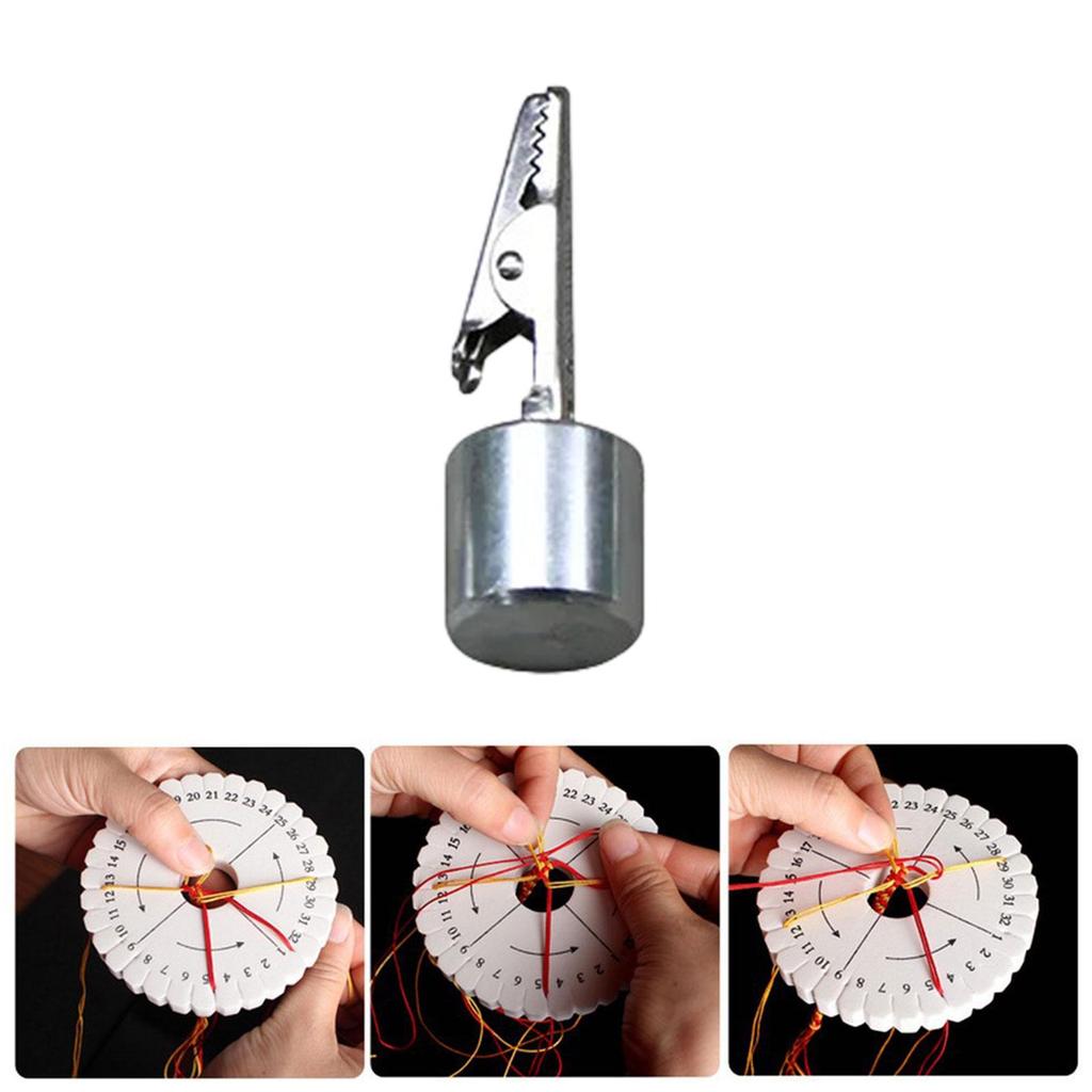 Thread End Clip Yarn Holder Tool Reusable Hand Woven Weaving Tool Braid Device