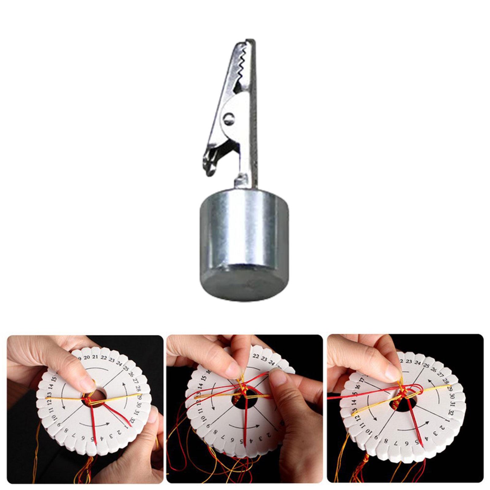 

Зажим для конца нити Зажим-крокодил для поделок из веревки, шнура, дисковой вязаной проволоки