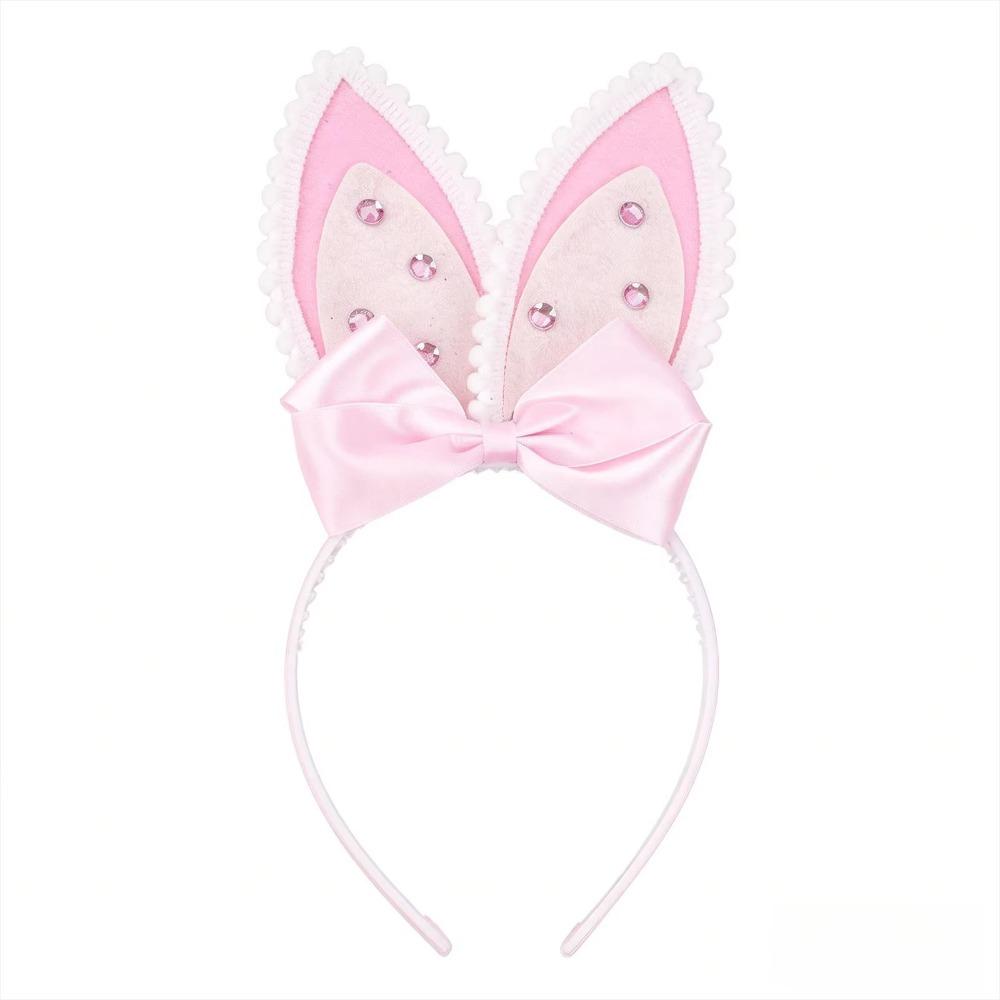 

Long Ears Easter Headpiece Non-slip Rabbit Ear Hair Hoop Bunny Ear Headband Costume Party Style A