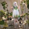 Nahida Cosplay Costume Lesser Lord Kusanali Full Set Dress Ears Wig Nahida Outfits for Comic Con