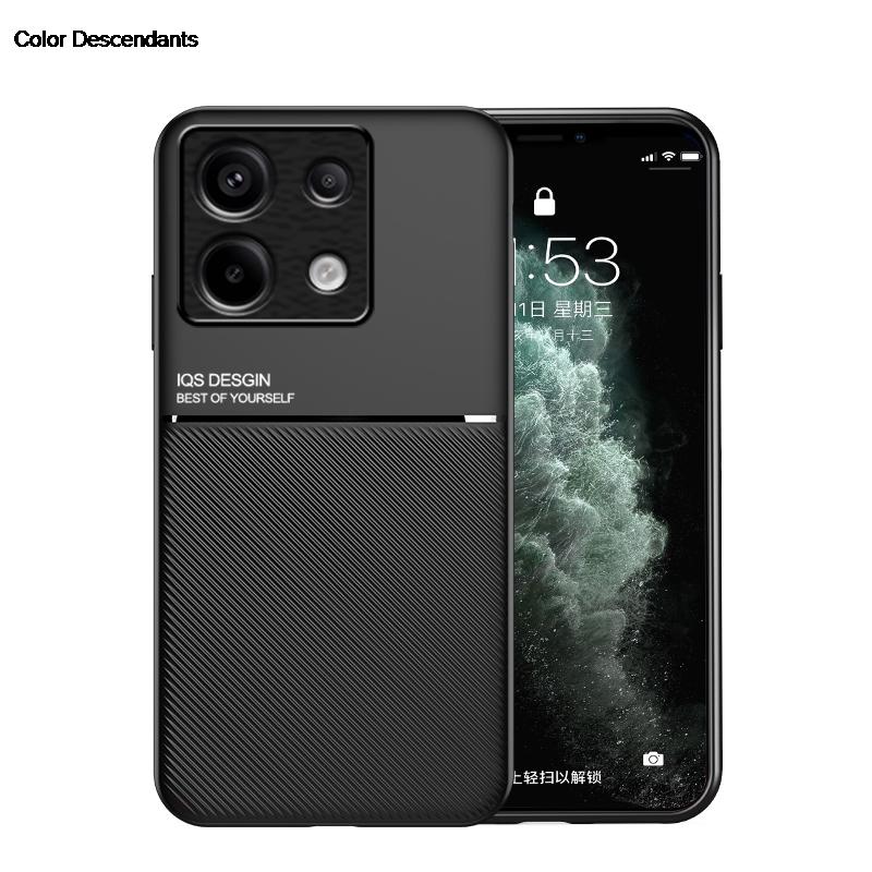 Luxury Car Cover For Xiaomi Redmi Note 13 Pro Plus Case 12 12S 12R Note13 5G 13Pro 4G Magnetic Soft Solid Color Phone Shell On