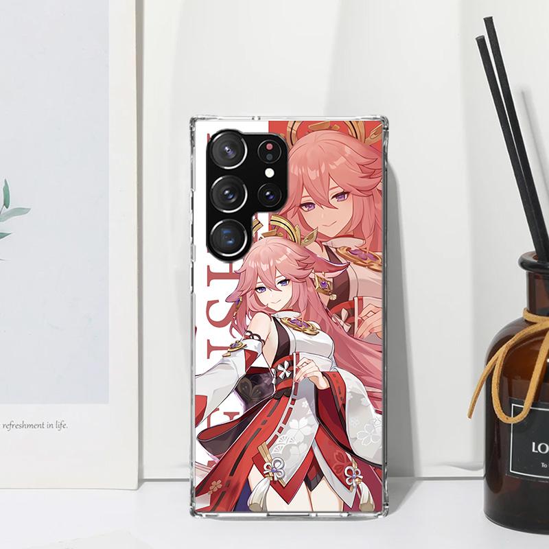 

Genshin Impact Anime Phone Case For Samsung Galaxy S26 S25 Edge S24 FE S23 S22 Ultra S21 Plus S20 + Art Fundas Back Cover Galaxy Samsung S23 Plus