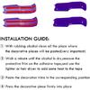 Engine Hood Hinge Cover Decoration Exterior for Jeep Wrangler JL JT 2018+Purple