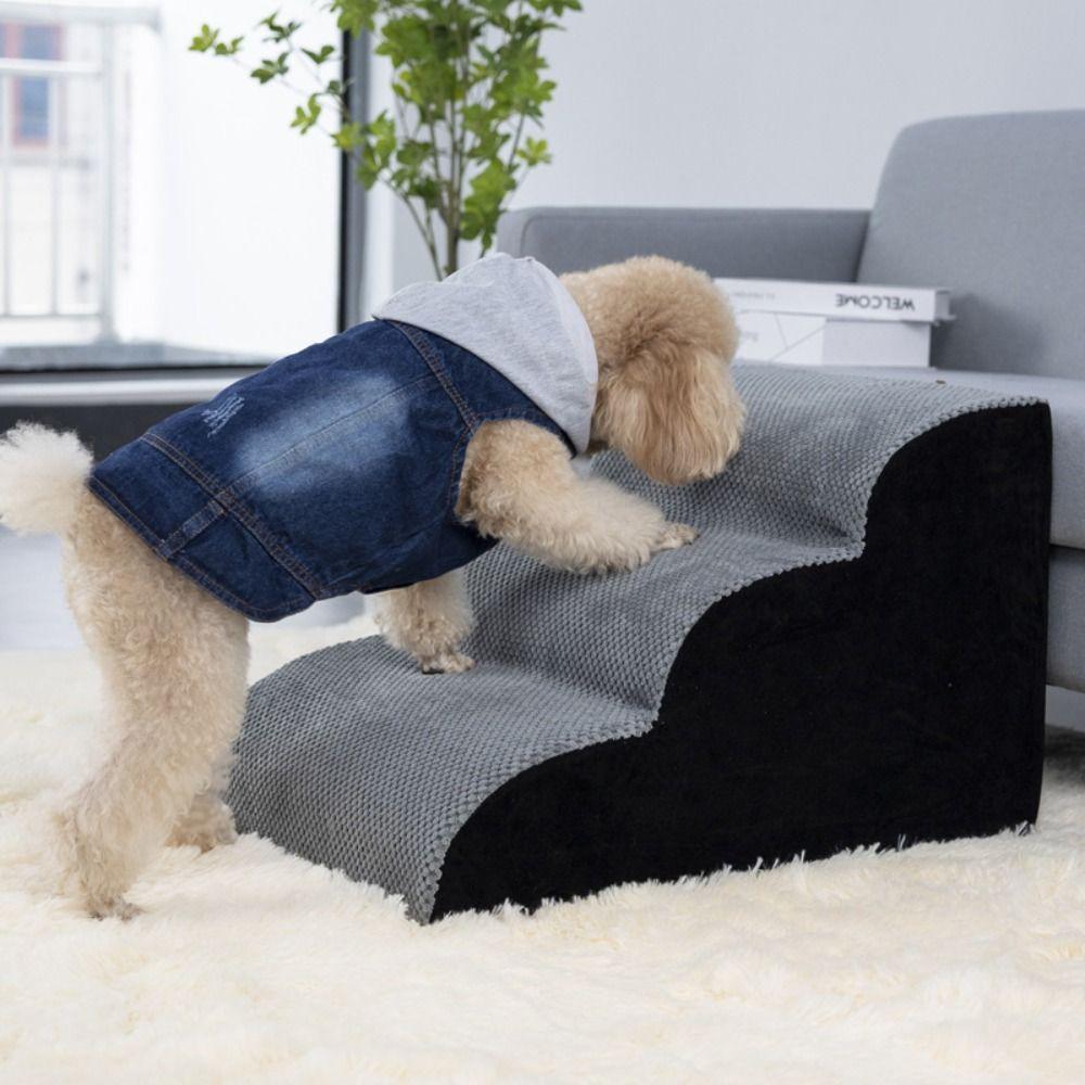 Non-slip Dog Stairs Removable Dog Slope Ladder Portable Pet Stairs Pet Supplies