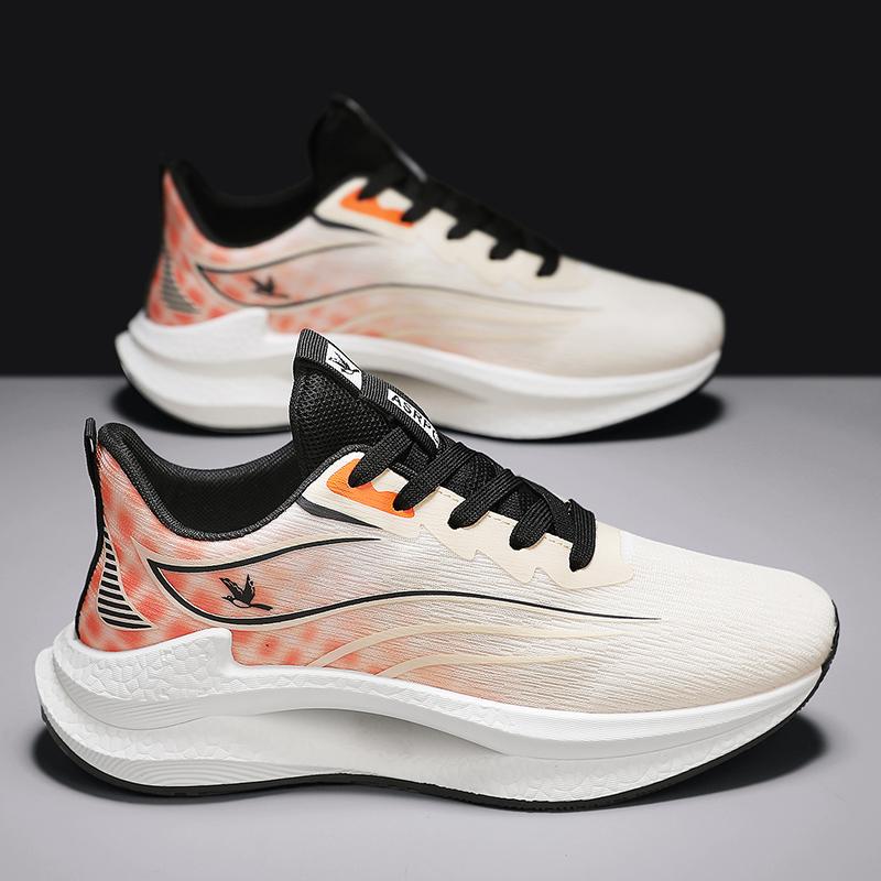 Fashion Men's Breathable Mesh Sports Shoes Summer Non-slip Soft-sole Outdoor Casual Running Shoes Student Light Sneakers Walking Shoes