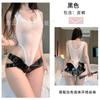 Sexy Leather Panties Hot Zipper Patent Leather Shorts Sexy Hollow Open Gear No-take Underwear Uniform