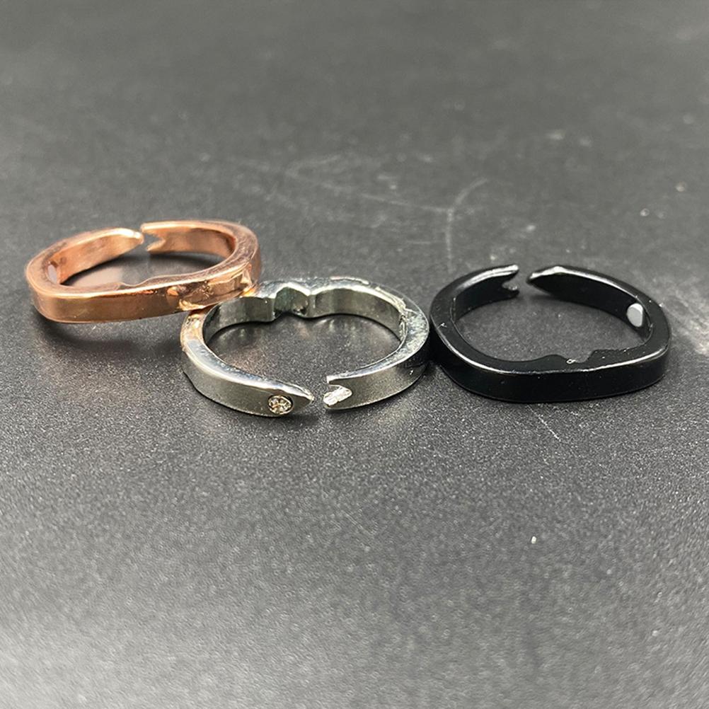 2 Pack Lymphatic Drainage Magnetic Ring Adjustable Opening Ring Weight Loss Slimming Magnetic Ring for Men Women