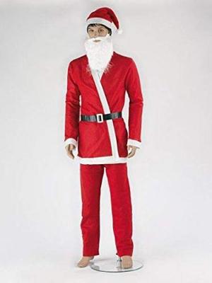 Kids Father Christmas Santa Claus Suit Costume Boys Children Girls Xmas Dress DS