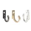 5pcs Single Prong Hook Mini Size Wall Mounted Retro Cloth Hanger For Coats Hats Towels Keys  Hanger Hook