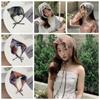 Lattice Lace Hair Scarf Pastoral Style Printing Hair Scarf Vintage Triangle Hair Band Strap  Women
