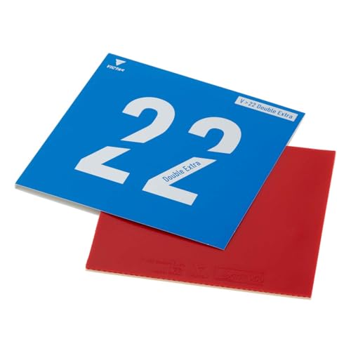 VICTAS Table Tennis Rubber V>22 Double Extra (Double Extra) Inverted Rubber Red (0040) MAX 200070