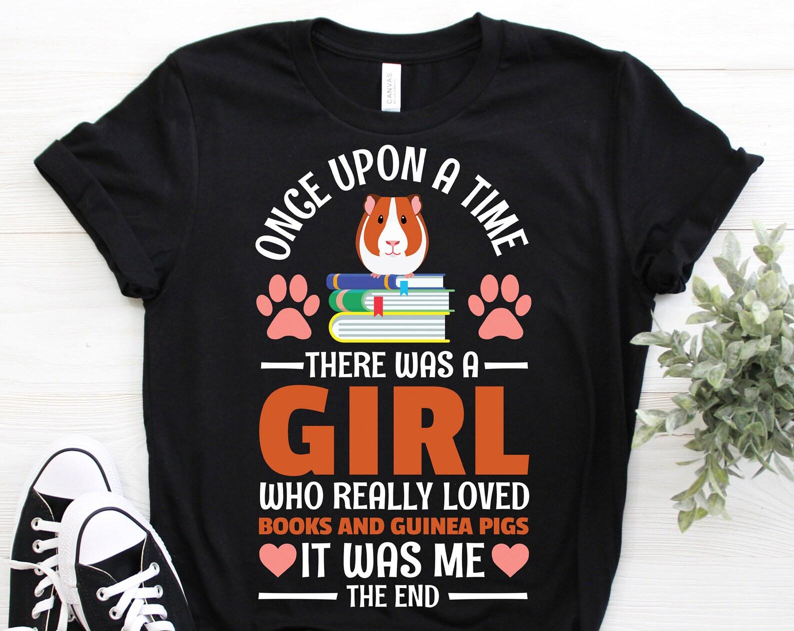 Guinea Pig Reading Funny Cute Guinea Pigs Owner Books Lover Reader Gift T-Shirt, Guinea Pigs Whisperer Face Present Shirts, Wheek Animal, 100
