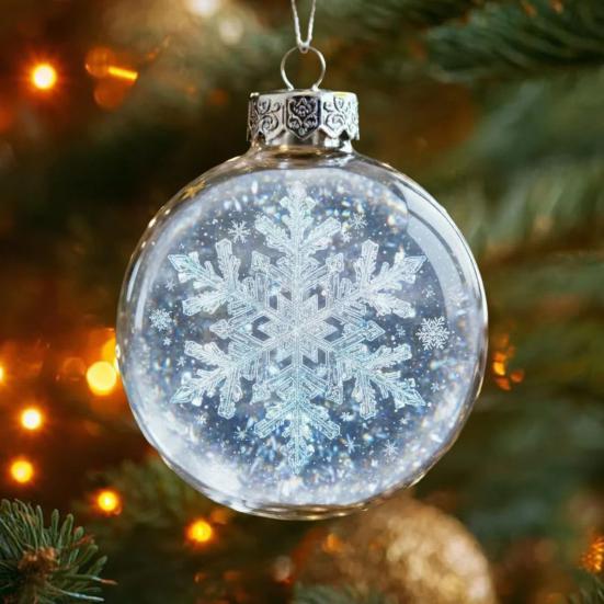 Závěsná ozdoba Sněhová koule Vánoční sněhová scéna Ozdoba anděl Průhledná vánoční koule Dekorace na vánoční stromeček Domov Zimní sváteční párty