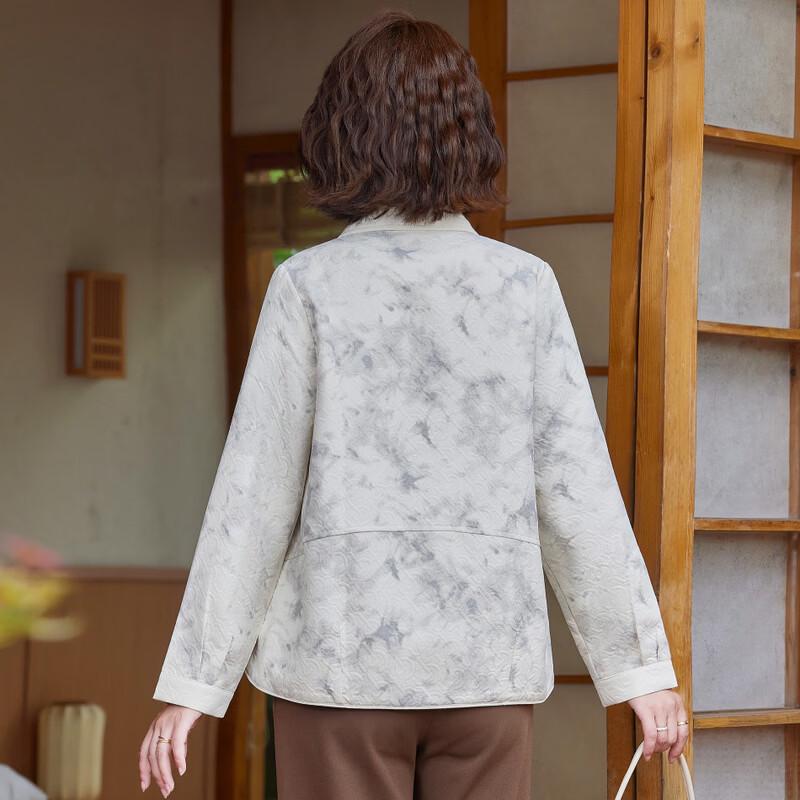 YUZHAOLIN Mid-Aged Women's Fashion Spring/Autumn Thin Coat