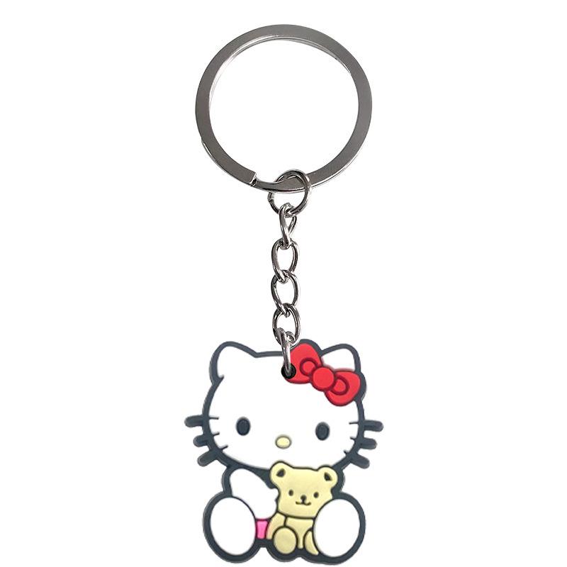 HelloKitty Keychain Soft Rubber Pendant - Small Gift Accessory
