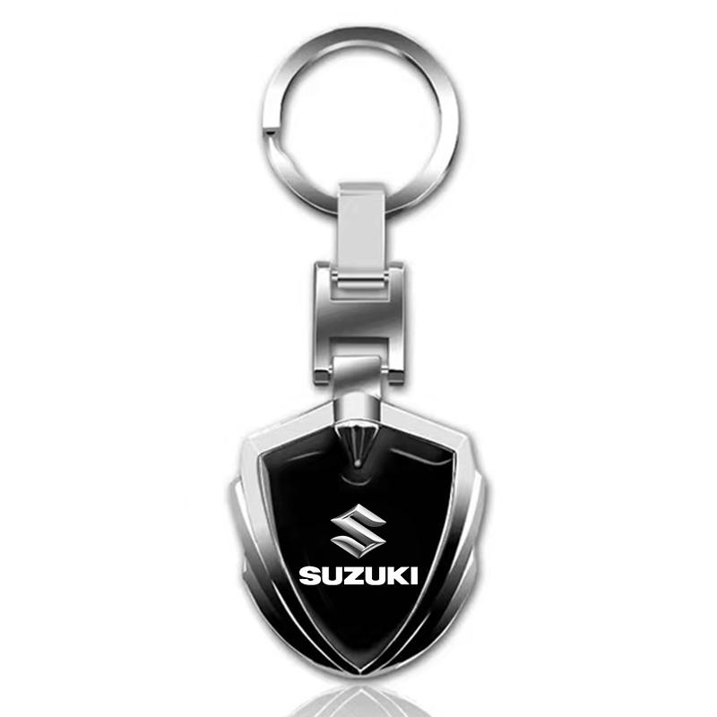 3D Metal Car Styling Keychain Key Chain Key Rings Pendant for Suzuki Jimny Samurai S-Cross SX4 GW250 Swift XL-7 ALTO IGNIS Accessories
