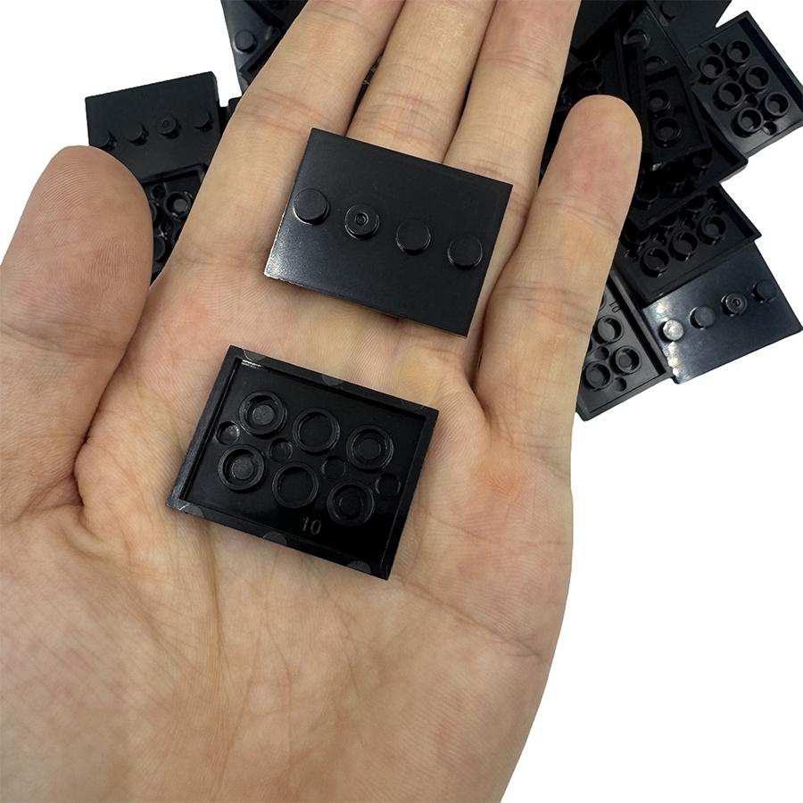 20 stücke Stadt Figuren Basis Platte Display Halter DIY Bausteine Puppe Grundplatte Zubehör Ziegel Kompatibel 88646