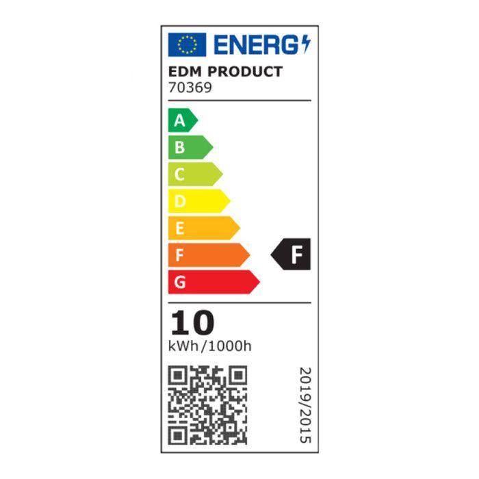 MultiLed Projektor EDM Kaldt lys 6400K - 10W 700 Lumen - Hvit