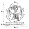 Children Dragon Wing Costume Dinosaur Tail Mask Set Kids Party Costumes Accessory