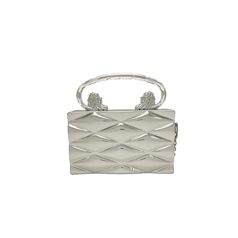 Geometric Handbag Designer For Women Luxuy Gold Evening Clutch Bag Fashion Party Purse Silver Lady Mini Crossbody Bag
