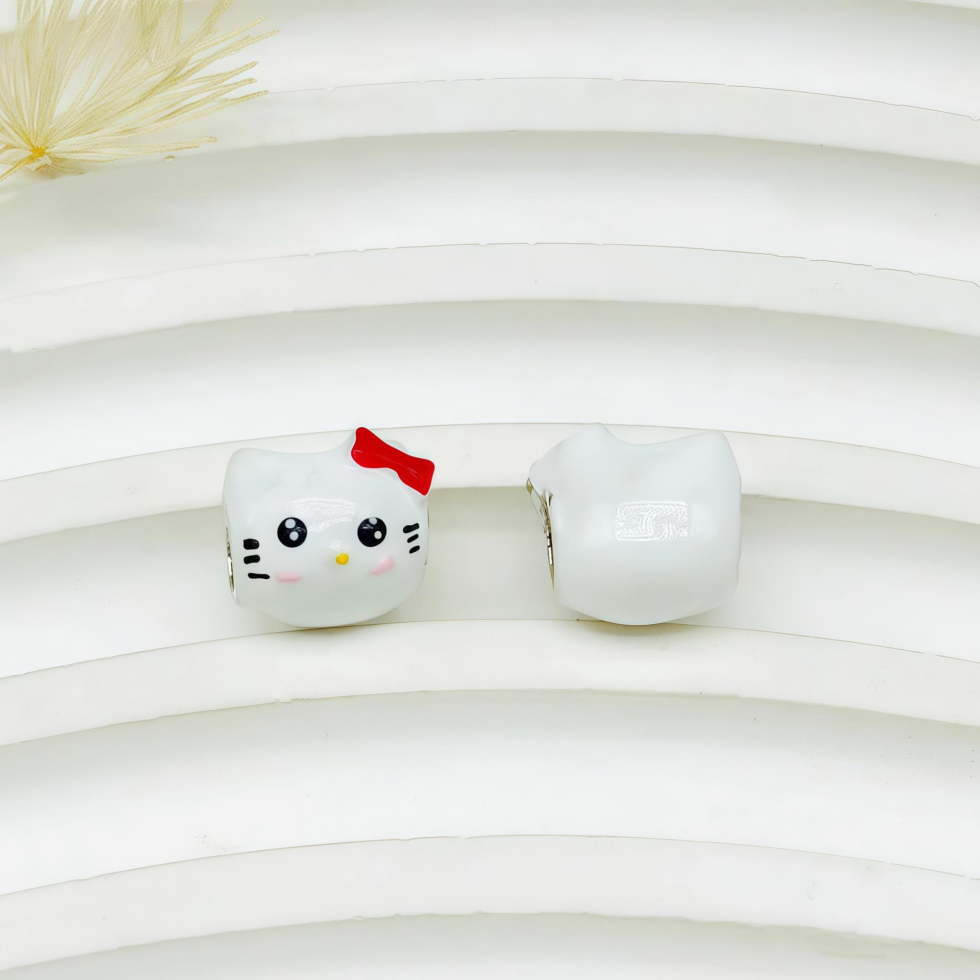 Handmade DIY Alloy Pacha Penguin Train Beaded Bracelet & Necklace Accessories