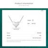 MODIAN Minimalism 925 Sterling Silver Exquisite Heart Necklace Pendant For Women Wedding Engagement Fine Jewelry