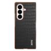AZNS For Samsung Galaxy Z Fold7 5G Case Electroplating Crocodile Texture PU+PC Phone Cover