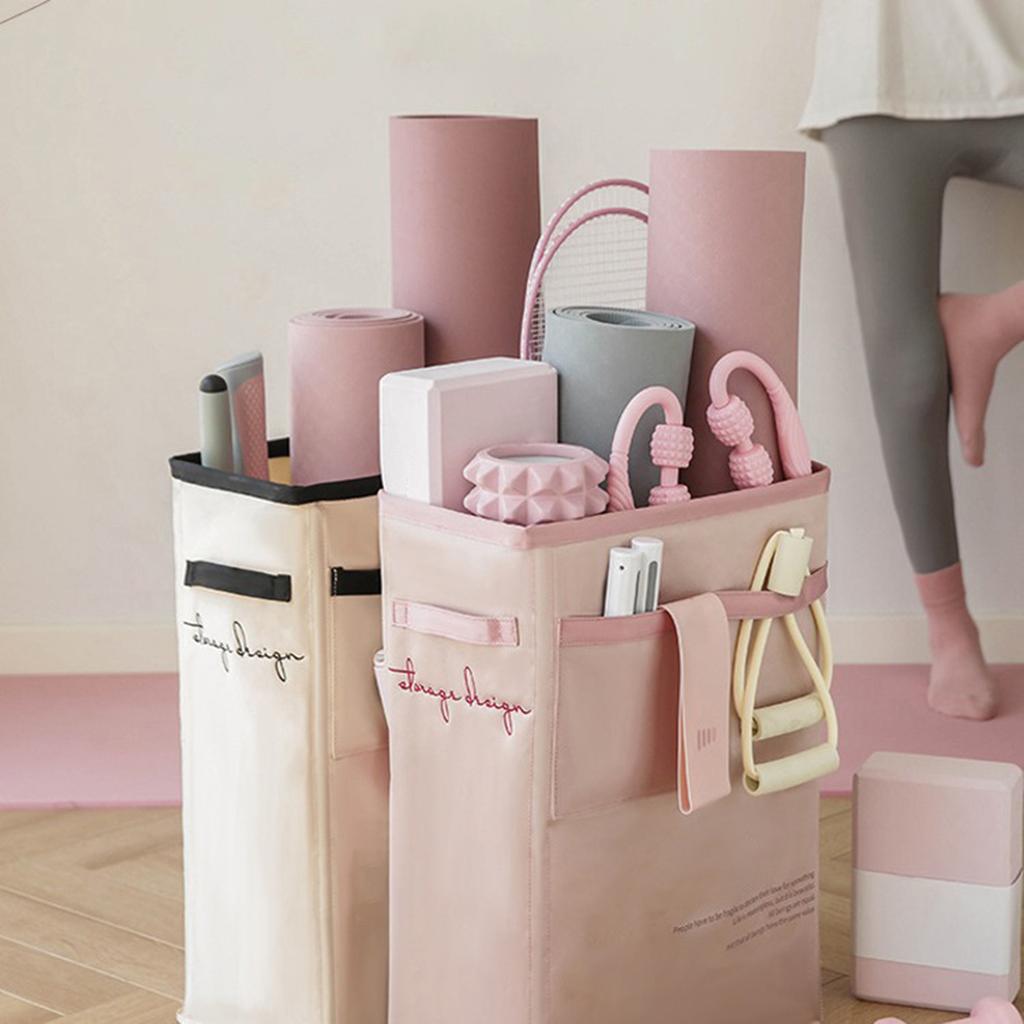 Funktionelles Yoga-Matten-Geräterack Sportgeräte Fitnesszubehör Koffer Gym-Lagerregal für verschiedene Trainingsgeräte