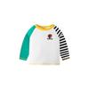 Spring and Autumn Kids Pure Cotton Long Sleeves T-Shirt Boy's Long Johns Top Cartoon Chicken Raglan Sleeve Tops Baby Boy Bottoming Shirt