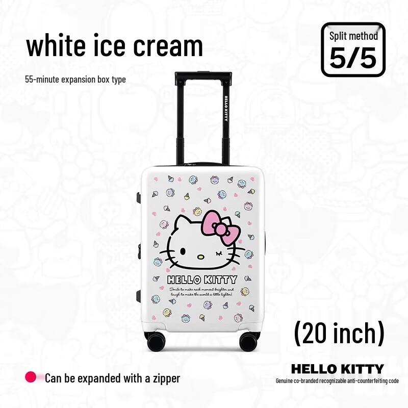 XiangLeMei Pink 20-inch Smart Carry-on Luggage