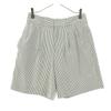 Beauty Products NIMES Striped Pattern Shorts 1 White Women Used