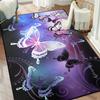 Cute Cartoon Dinosaur Rug for Bedroom Bedroom Playroom Decor for Kids Lovely Dinosaur Animal Pattern Carpet Blue Rug Non-Slip