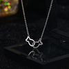 Flash Diamond Pisces Clavicle Chain Necklace for Women Light Luxury High-end Ins Temperament Versatile Best Friend Fashion Clavicle Chain