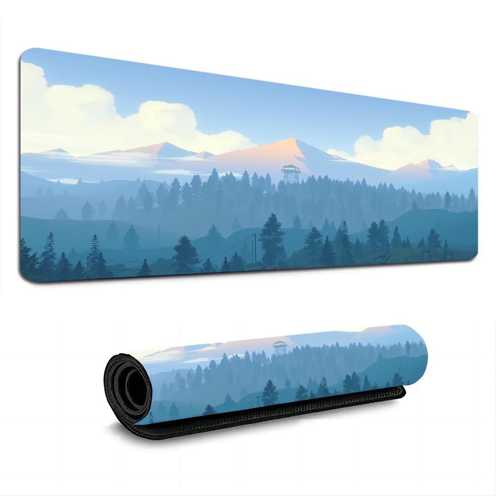 Deep Forest Firewatch Mousepad Boy Pad Natural Rubber Gaming Mousepad Desk Mat Size For Gameing World Of Tanks CS GO Zelda