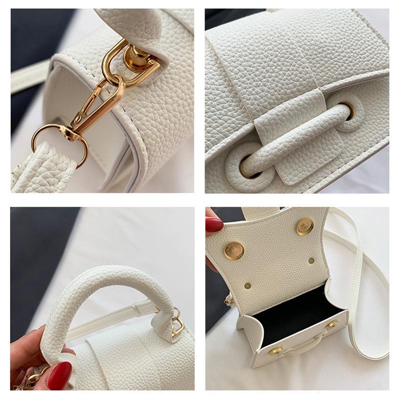 Γυναικείες τσάντες υψηλών προδιαγραφών 2024 Νέες τσάντες χειρός με πολύπλευρη υφή Μίνι χιαστί τσάντα